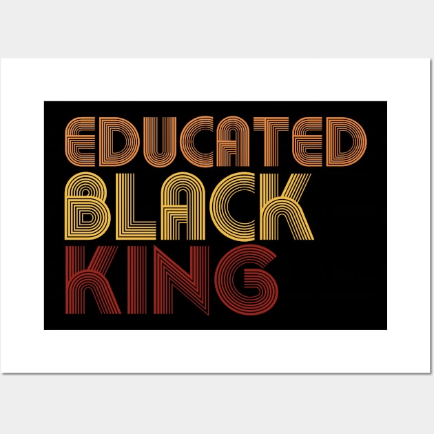 educated black king Wall Art by BaderAbuAlsoud